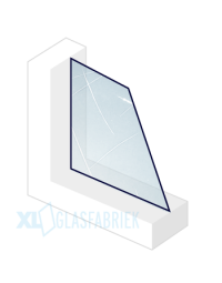 Figuurglas Guss antiek 4mm | Enkelglas