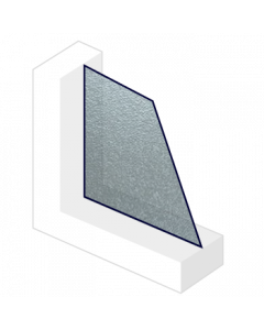 Figuurglas Crepi - Klarglas 4mm | Enkelglas