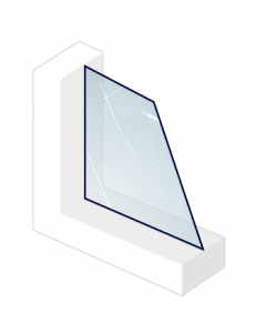 Figuurglas Guss antiek 4mm | Enkelglas