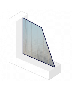 Figuurglas Master Ligne blank - 4mm | Enkelglas