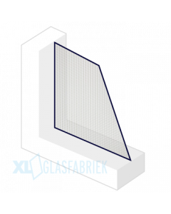 Figuurglas Master Point blank - 4mm | Enkelglas