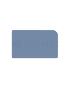 Glaslat 17×28 mm recht Wit