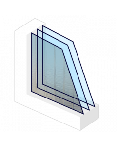 0.8 W\m2K. Tripleglas | Figuurglas Master Ligne | 4f-sp-*4-sp-*4