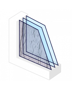 0.8 W\m2K. Tripleglas | Figuurglas Silvit | 4f-sp-*4-sp-*4