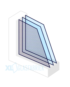0.8 W\m2K. Tripleglas | Figuurglas Nylon | 4f-sp-*4-sp-*4